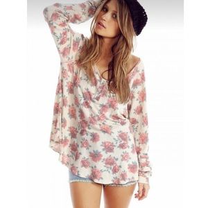 Wildfox Gypsy Flowers Thermal Tunic